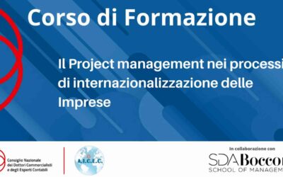 Corso di formazione: Il project management nei processi di internazionalizzazione delle imprese